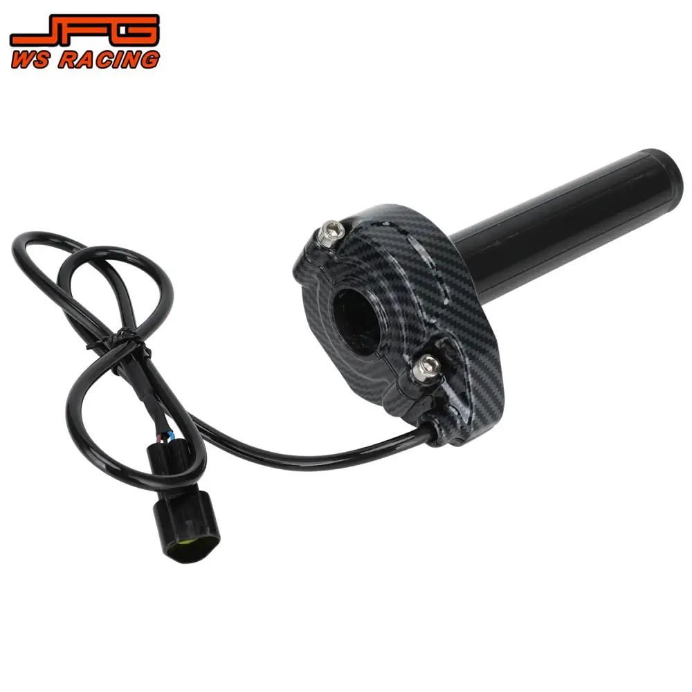 خنق تويست بدوره قبضة دراجة نارية الملحقات ألياف الكربون نمط قبضة ل Sur-Ron S Surron X دراجة كهربائية عبر البلاد #3