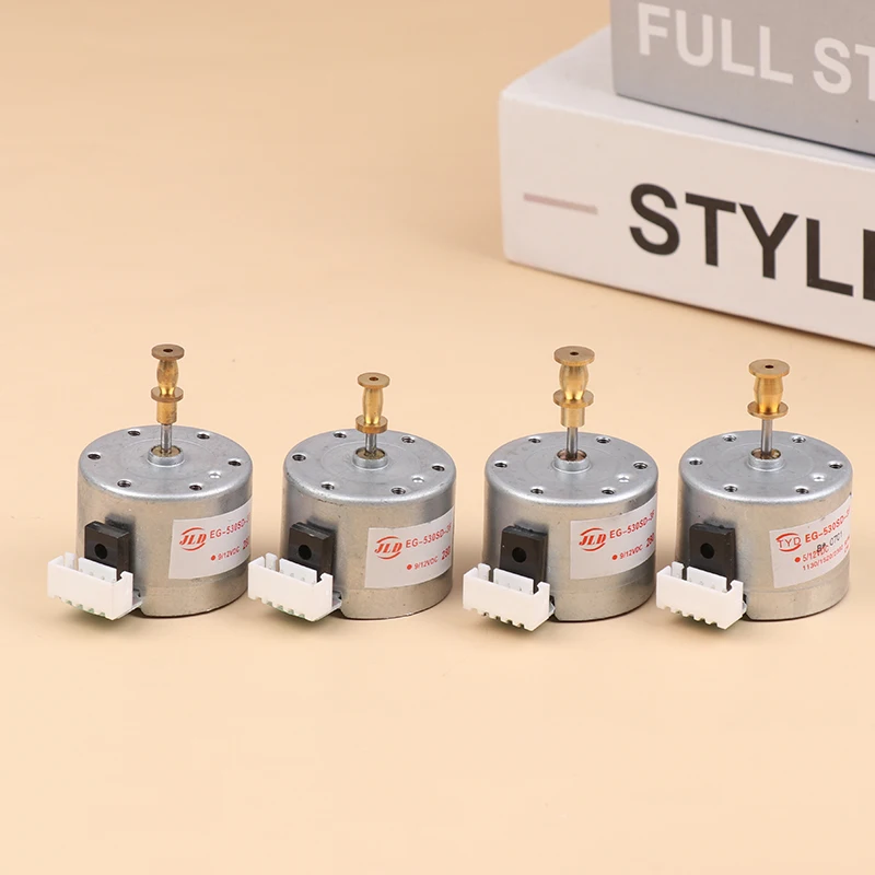 EG530SD-3F DC5-12V 3速メタルターンテーブルモーター 33/45/78 RPM、25mm取り付け穴、レコードプレーヤー用スリーブ