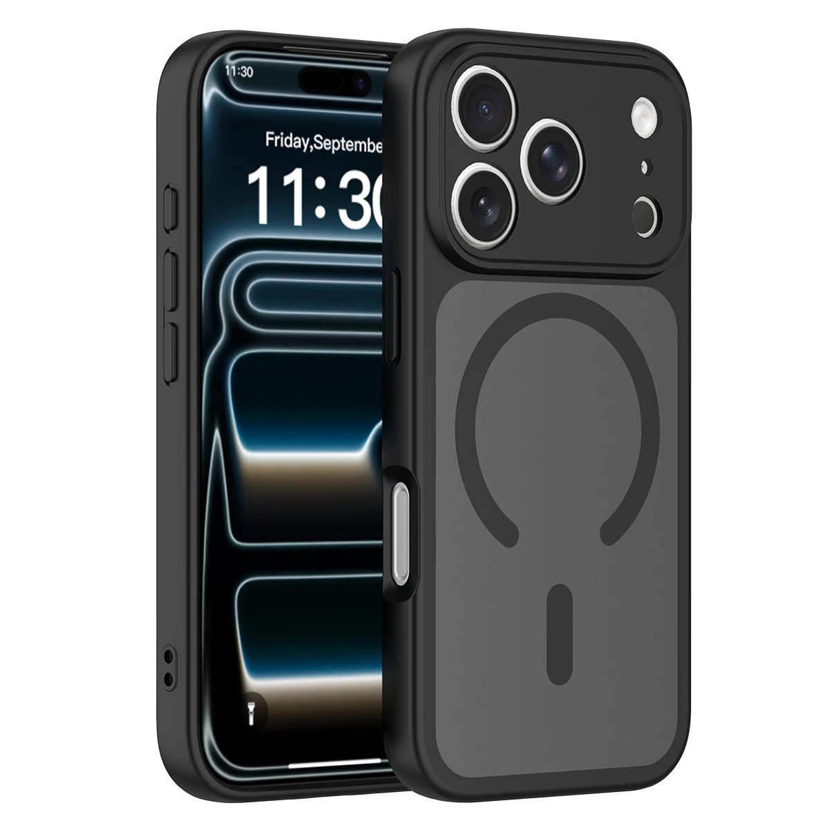 Vollständiger Kameraschutz Magnetische Matte Hülle für Magsafe iPhone 17 Pro Max Air 16 Plus 15 14 13 12 11 17Pro Mag Safe Handyhülle