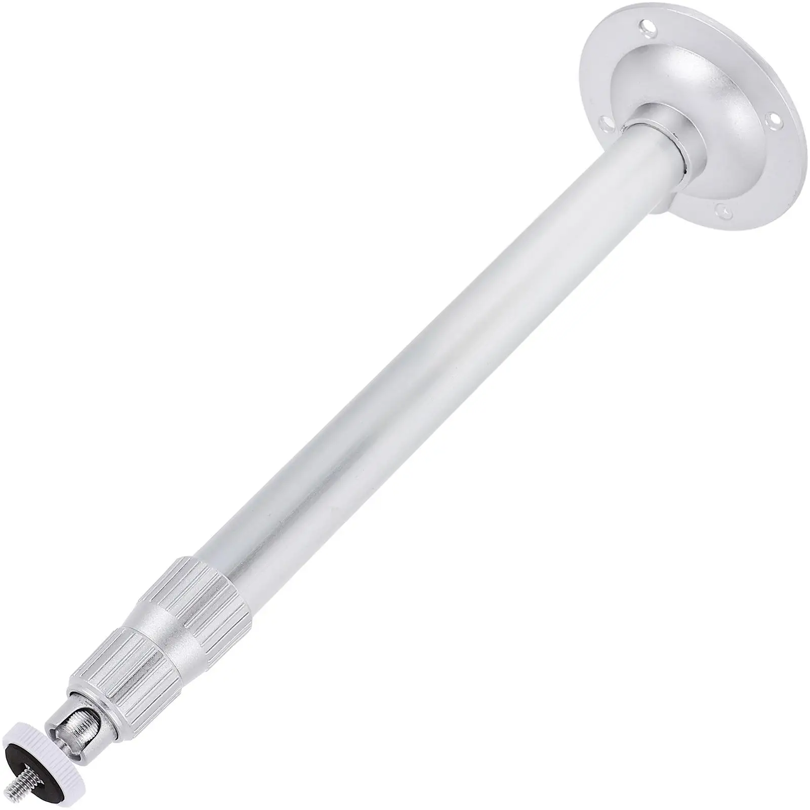 60 センチメートル伸縮カメラブラケットアルミ拡張可能なプロジェクターウォールマウント折りたたみミニスタンドシルバー 30 センチメートル調整可能