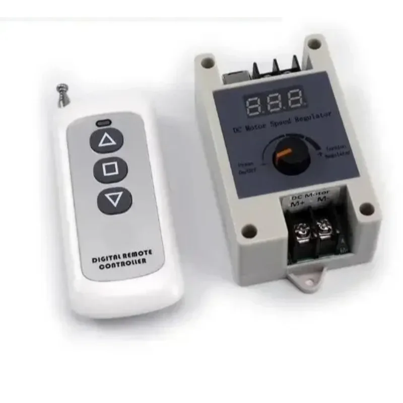 12V 24V 5A Wireless Remote Control DC Motor Speed Controller, PWM Stepless Speed Control Switch, Frequency: 13Khz