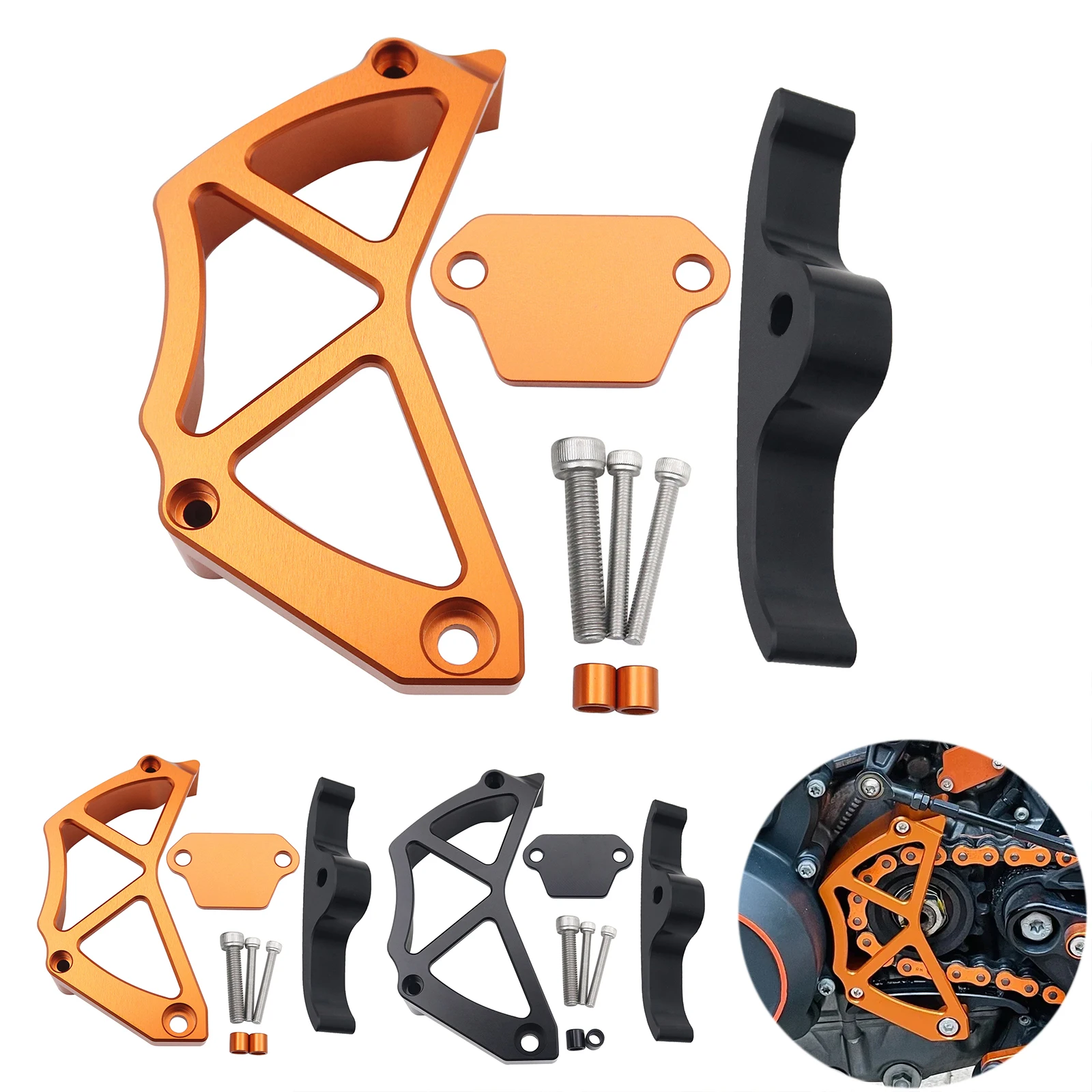 Couvercle de capteur de protection de chaîne de pignon de moto, pour KTM Duke 790 Adventure R/S 2018-2023, pour Duke 890 Adventure R/S 2021-2023