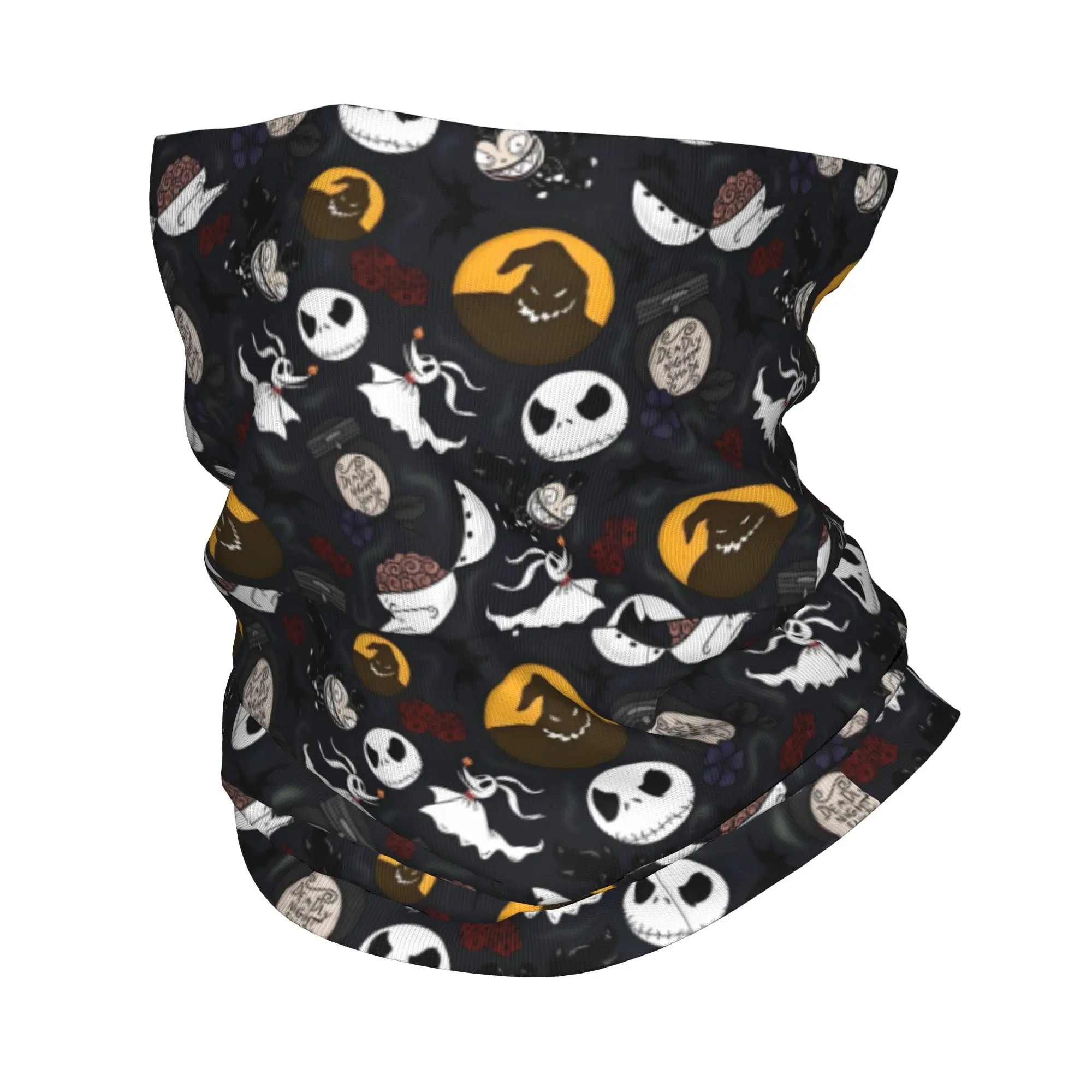 Custom N-Nightmares B-Befores C-Christmas Winter Headband Neck Warmer Hiking Cycling Tube Scarf Troublemaker Face Bandana Gaiter