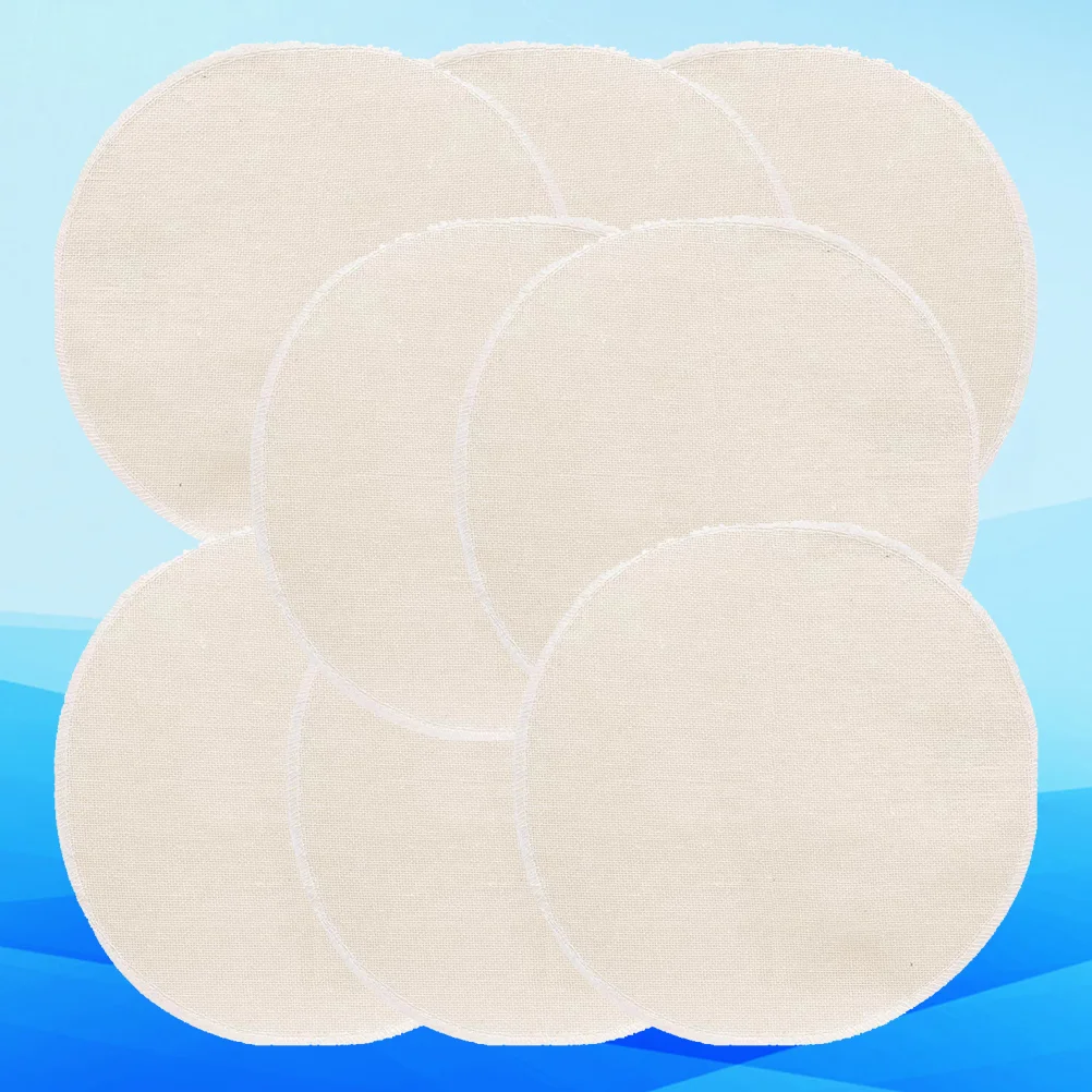 10pcs Household Cotton Steamer Cloth Reusable Non-stick Cloth Round Steamed Bun Steamer Pads for Steaming Dumplings Buns (28cm)