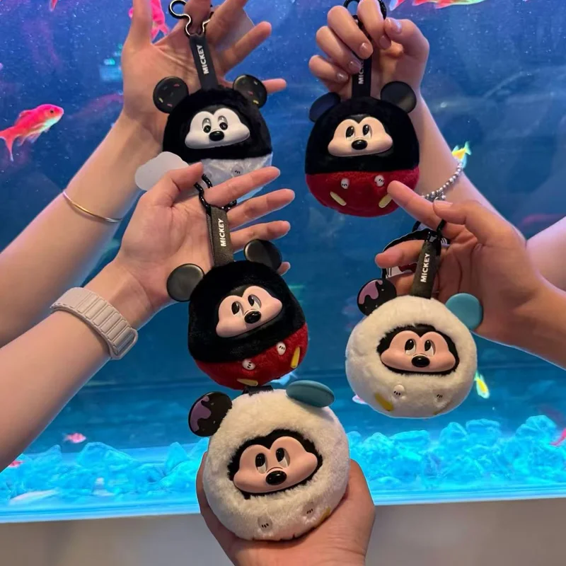 Miniso Disney Topolino Fun Collision Series Portachiavi in vinile peluche con scatola cieca Simpatico giocattolo da collezione a sorpresa per donne e ragazze