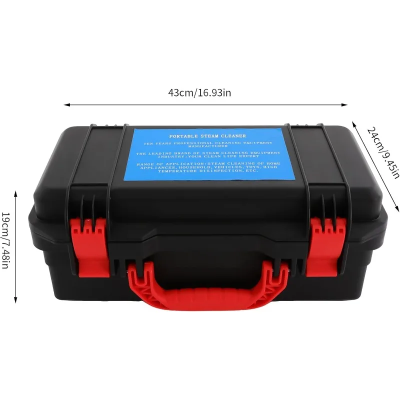 110V Handheld High Pressure Steam Cleaner for Cars,1700W Portable High Temperature Steam Cleaner 3-3.5bar Steam Cleaning Machine