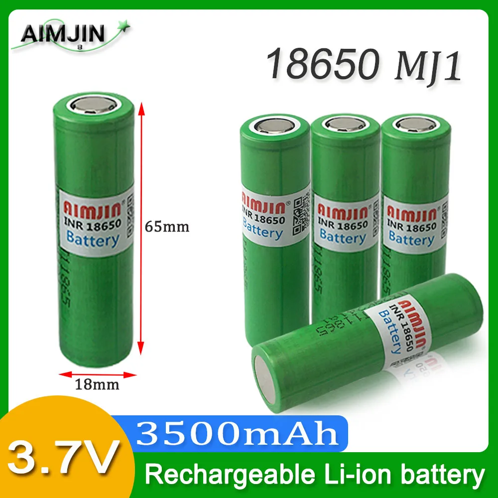 

18650 MJ1 3.7V 3500mAh Li-ion Battery For Our 18650 Toy Tool Flashlight Battery