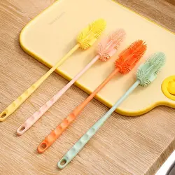 Long Handle Sponge Brushes High Quality 360 Degree Multifunctional Cup Brush Portable Household Bottle Brush