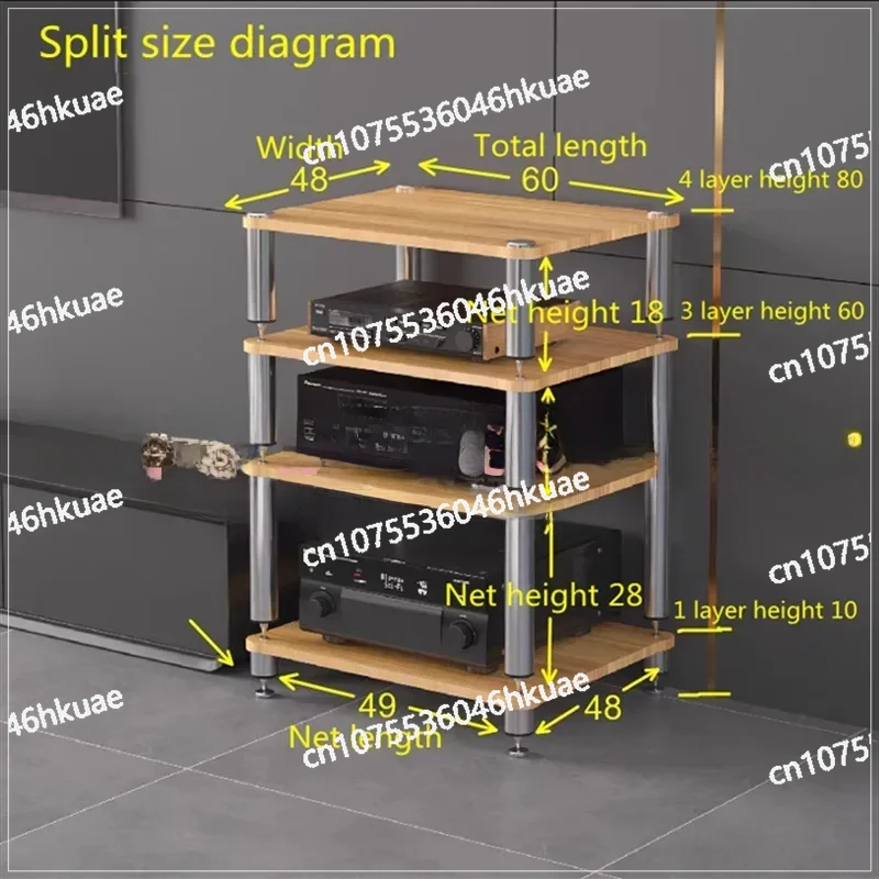 

Стойка для AV-оборудования, колонка для ТВ-шкафа доступна в черном, белом и серебристом HIFI-усилителя DK-02, аудио