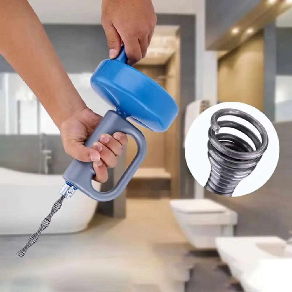 

Handheld Sewer Pipe Plunger Dredge 3/4/5/7 Meters Professional Clogged Remover Sturdy Durable Pipe Plunger Kitchen