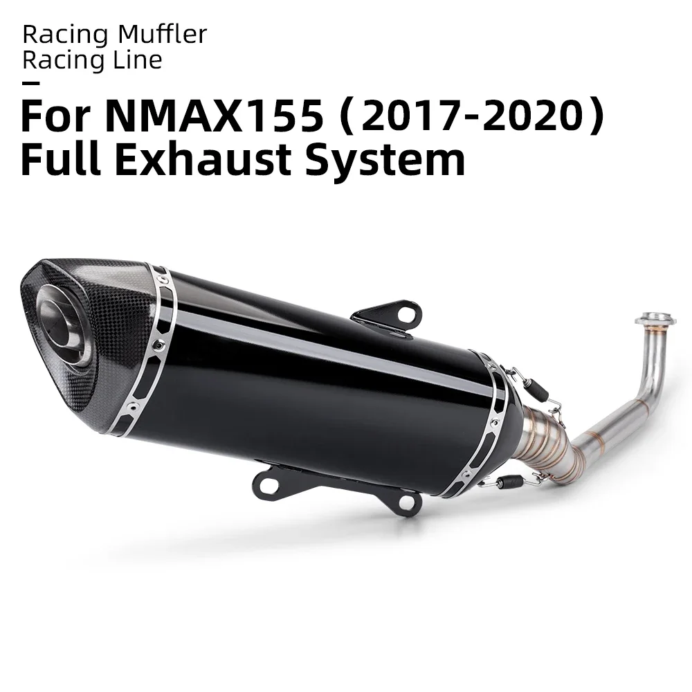 For nmax exhaust pipe nmax155 full exhaust muffler 2021-2023