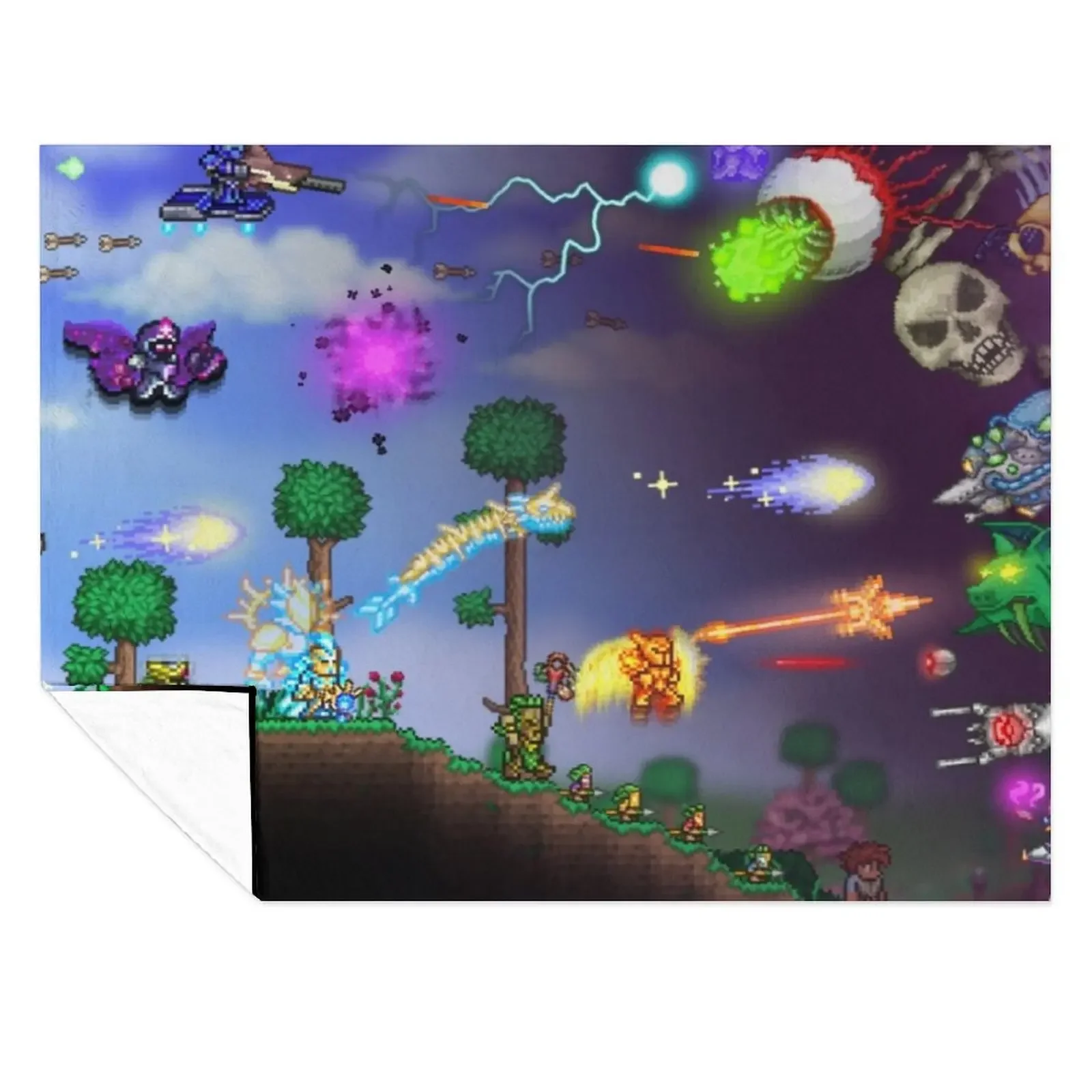 

Terraria Game - Artwork Throw Blanket Giant Sofa Hair Hairys Baby Blankets
