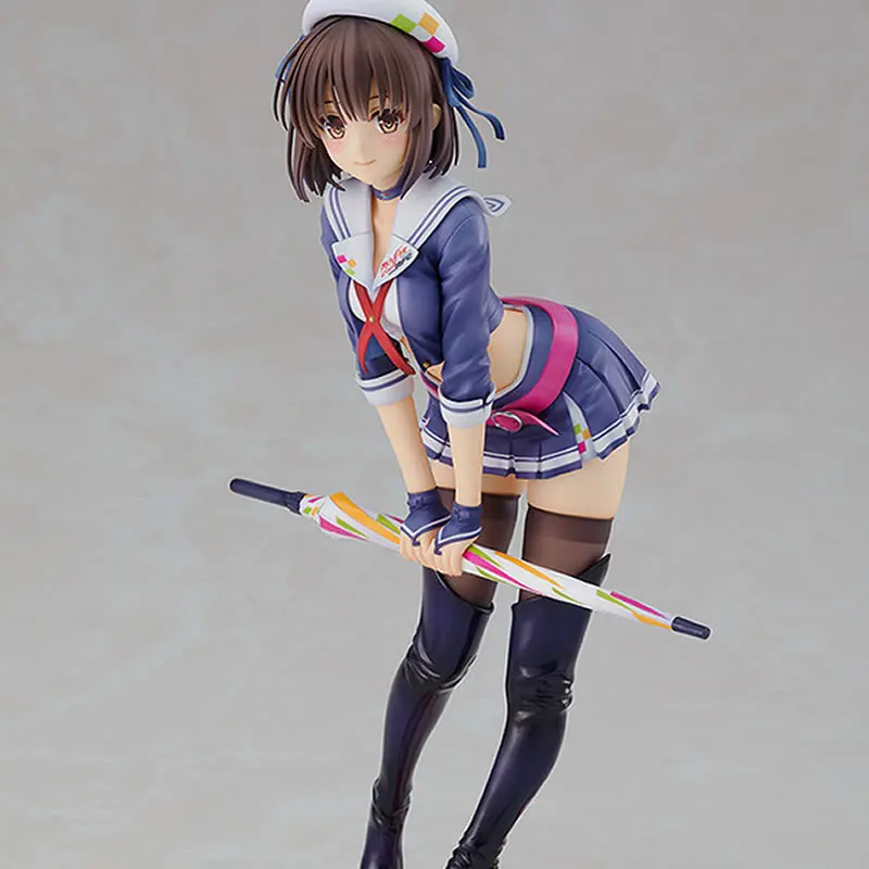 

(In Stock) (W_3830) 1/7 Megumi Kato Racing Ver. Unpainted Unassembled PVC Recast GK Anime Figure White Resin Model Kit
