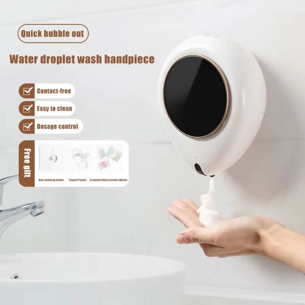 

Wall Mount Soaps Foam Dispenser Intelligent Induction Non-touch Foam Container For Bathroom 300ml