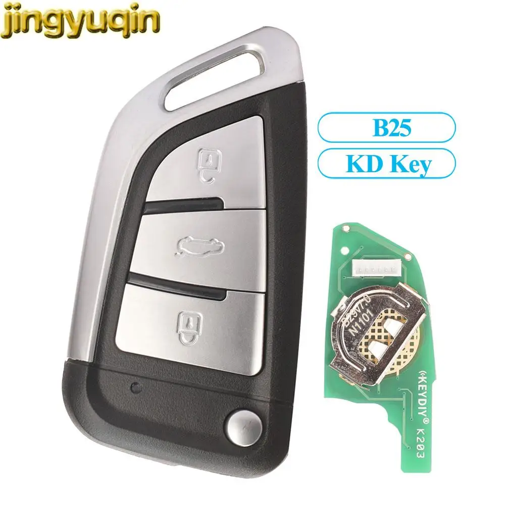 

Jingyuqin KD Remote Car Key KEYDIY B29-MB For KD900/URG200/KD MINI/KD-X2 Master Universal 3 Buttons