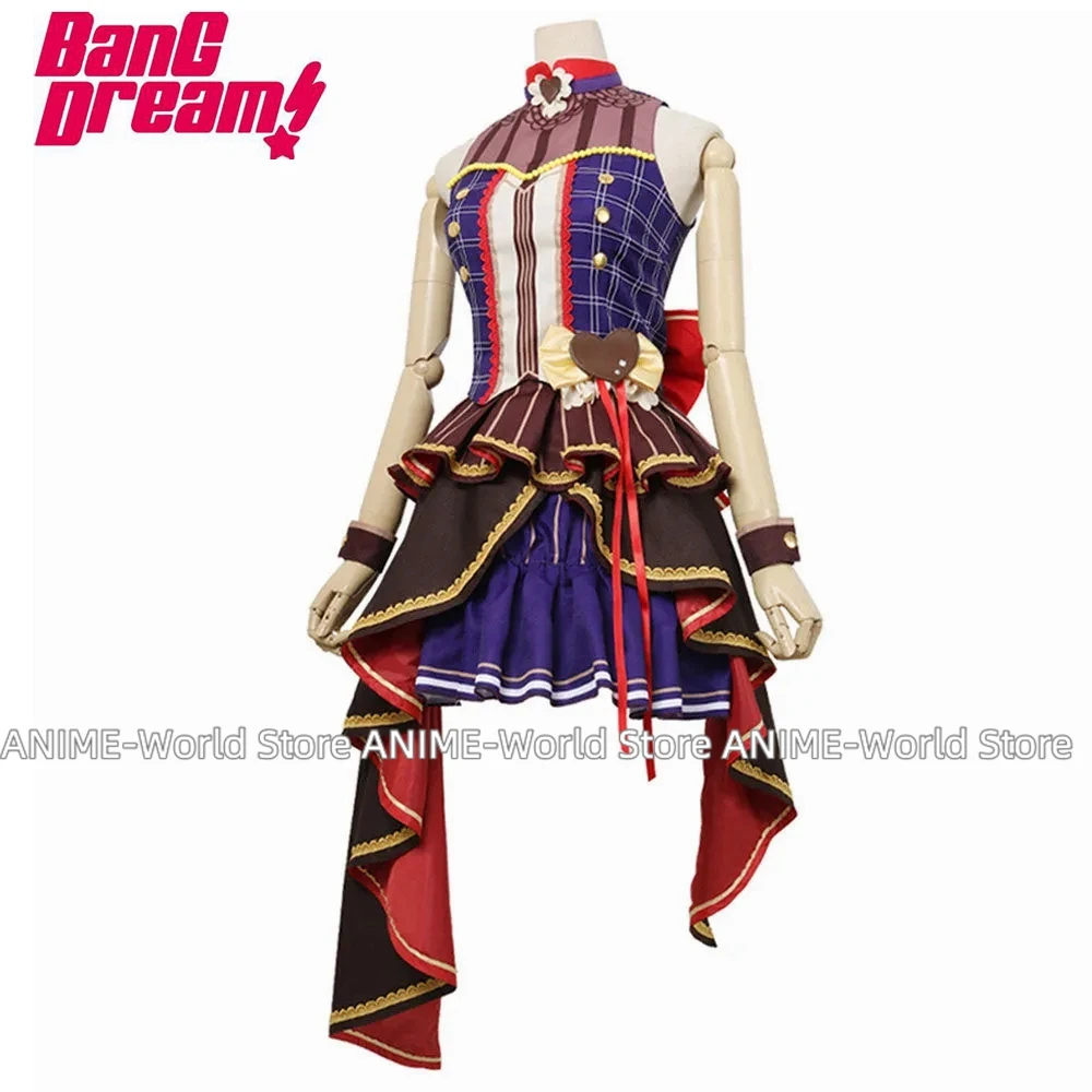 Anime Bang Dream! Roselia Time Spent In Secret Minato Yukina Cosplay Costume Wig Woman Halloween Christmas Dress