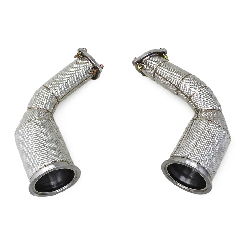 

Hot Sale COC Exhaust Downpipe for RS4 B8 RS5 B9 2.9T 2017-2024 Sport Exhaust System with Heat Shield Street Header