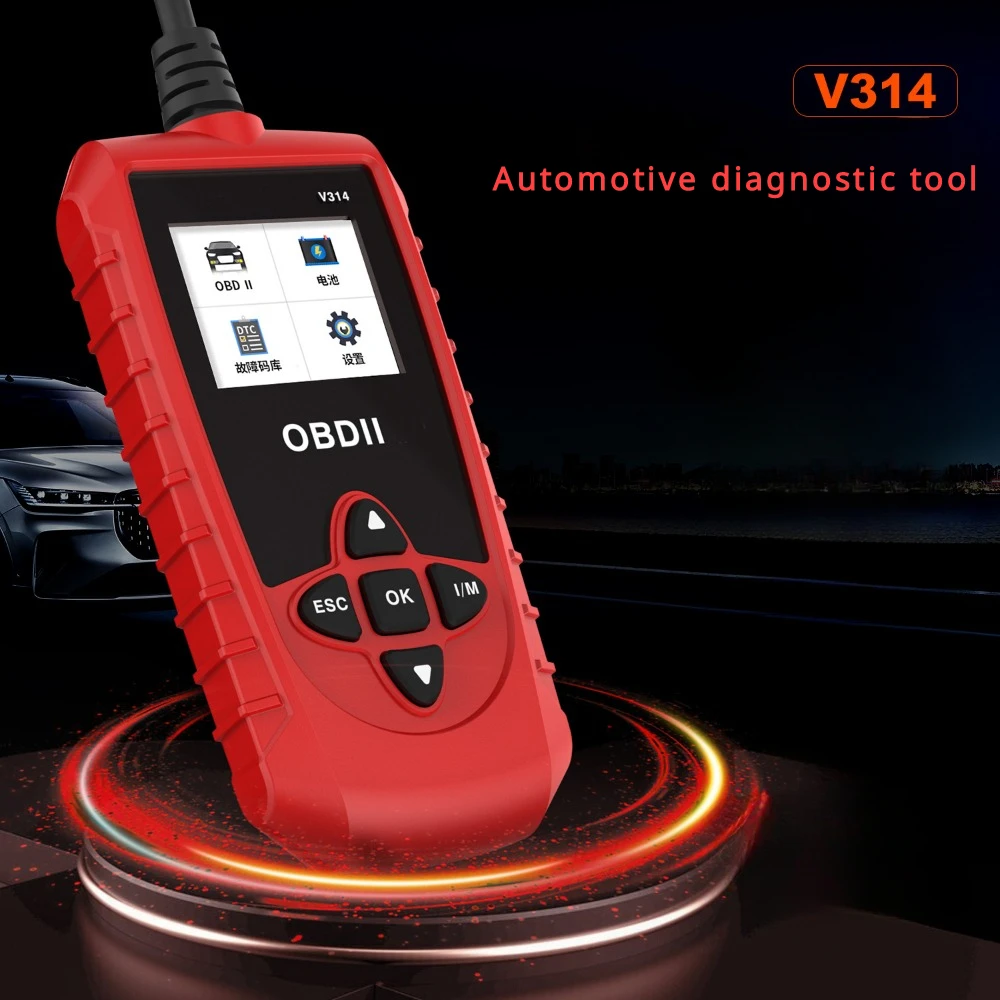 

OBD Car Fault Detector Reading Code Card OBD Car Diagnostic Instrument Detection Tool Clear Reading Card Battery Voltage V314