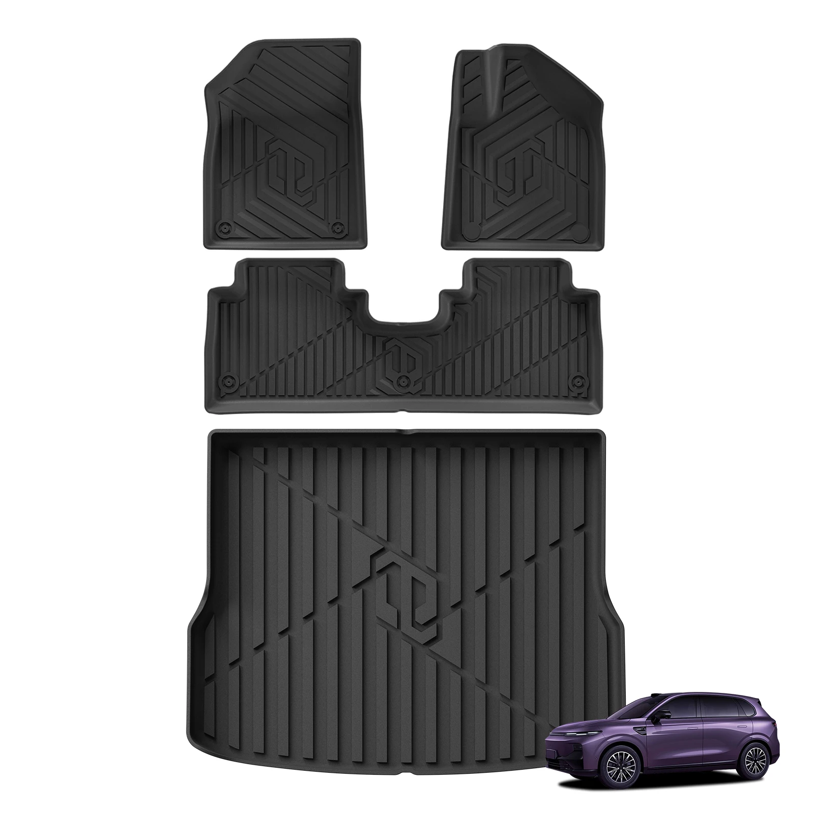 LUCKEASY for Leapmotor B10 2025 2026 Car Floor Mats Protective Mat Accessories Cargo Liner Trunk Mat Only Fit Right Hand Drive image 3