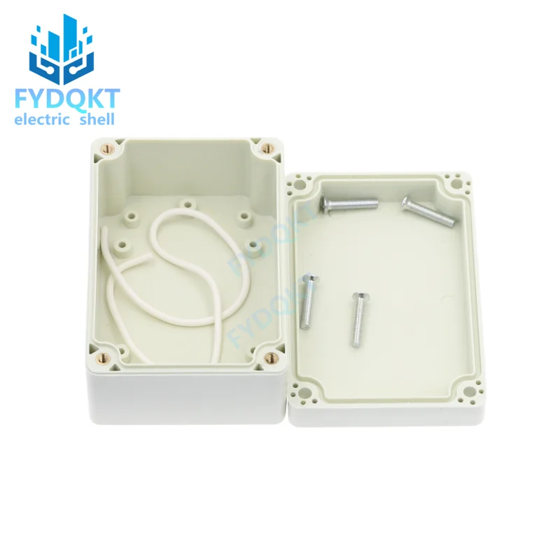 1PCS 100x68x50mm Gray Black DIY Enclosure Instrument Case Electrical Supplies Plastic Waterproof Electronic Project Box ABS