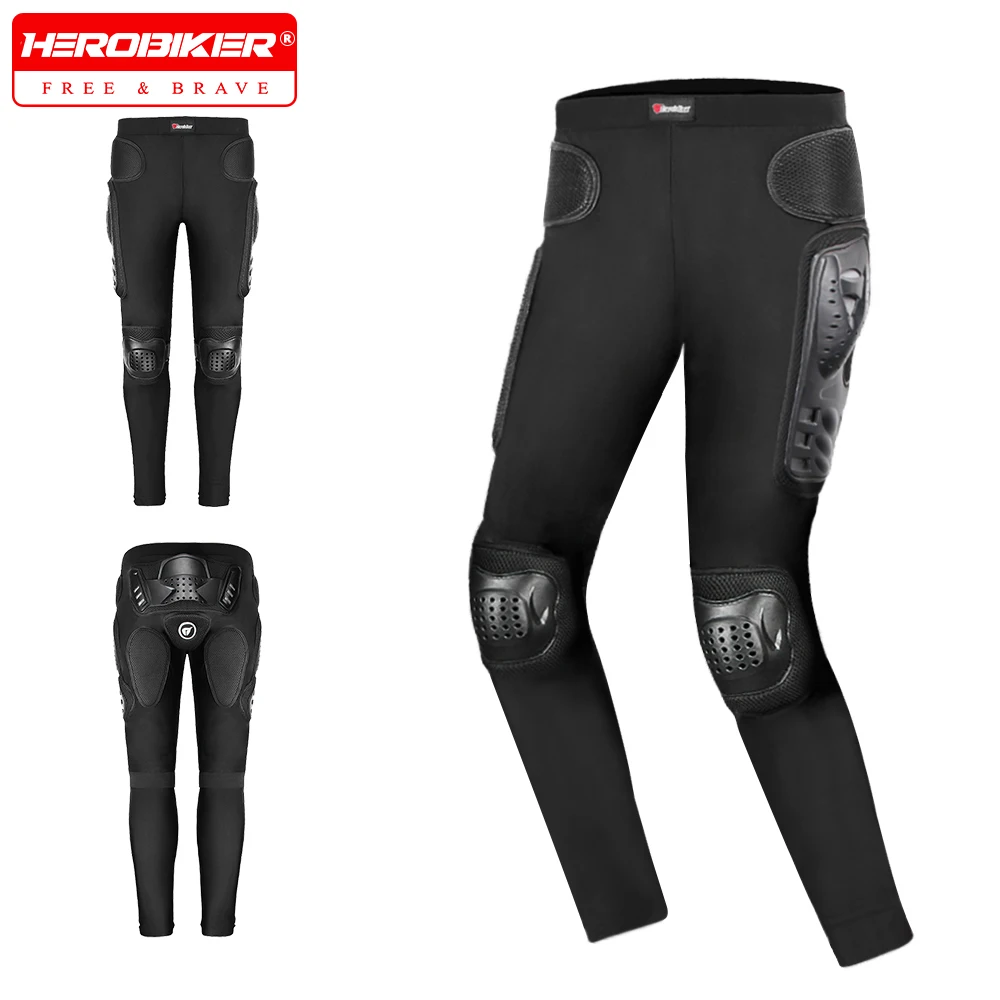 

New Motorcycle Armor pants Motocross Riding Wear-Resistant Anti-Drop Armor pants Motorbike Protective Equipment pants S-4XL