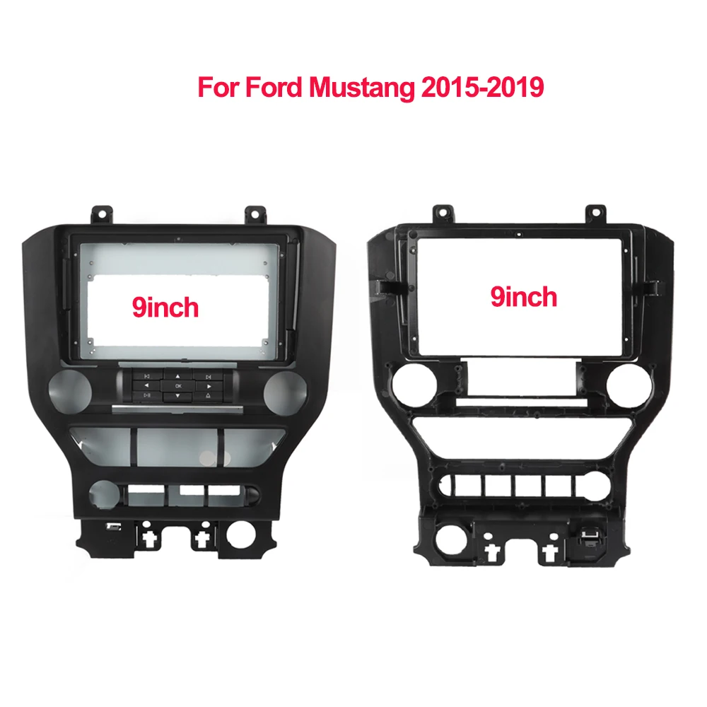 

Автомобильный радиоприемник для Ford Mustang 2015-2019, DVD стерео панель, комплект отделки рамы приборной панели