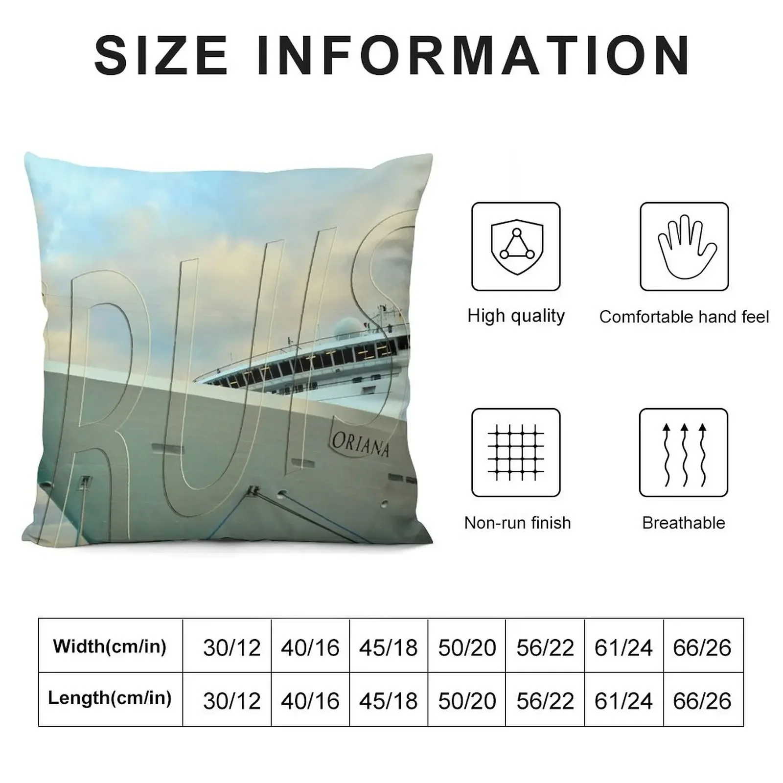 P&O Cruise ship Oriana, Civitavecchia, Italy Throw Pillow Pillow Case Christmas Cushion For Home Room decorating items pillow