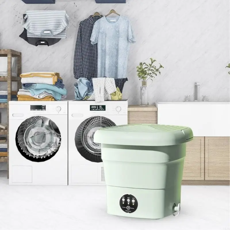 U1JE Kleine Reise Waschmaschine Tragbare Waschmaschine Kleine Kleidung Waschmaschine Schnelle Waschmaschine Faste Waschmaschine