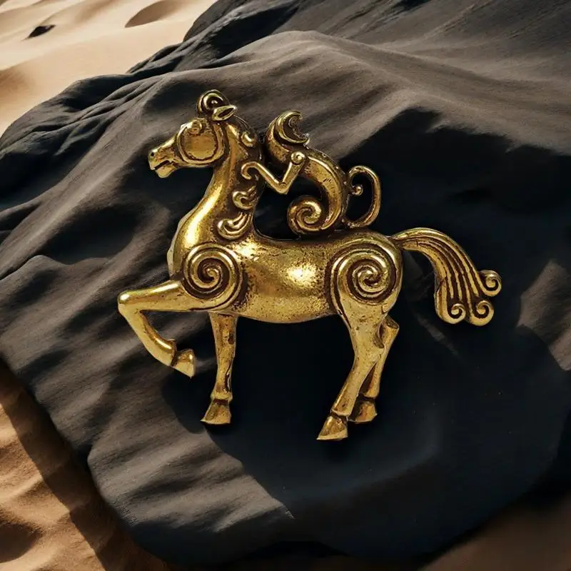 2026 سنة الحصان النحاس فنغ شوي الحصان التماثيل المنمنمات يبارك مهنتك مع نجاح المنزل مكتب سطح المكتب الديكور هدية