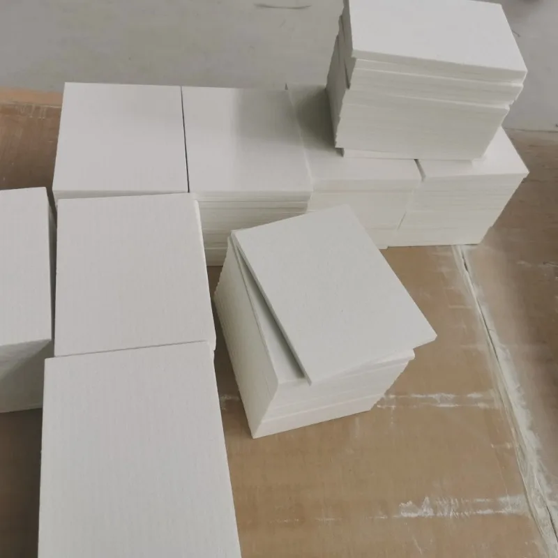 Ceramic Aluminum Silicate Fiber Fireproof Board Inorganic Fiber Flame Retardant High Temp Baffle Kiln Liner Gasket Plate