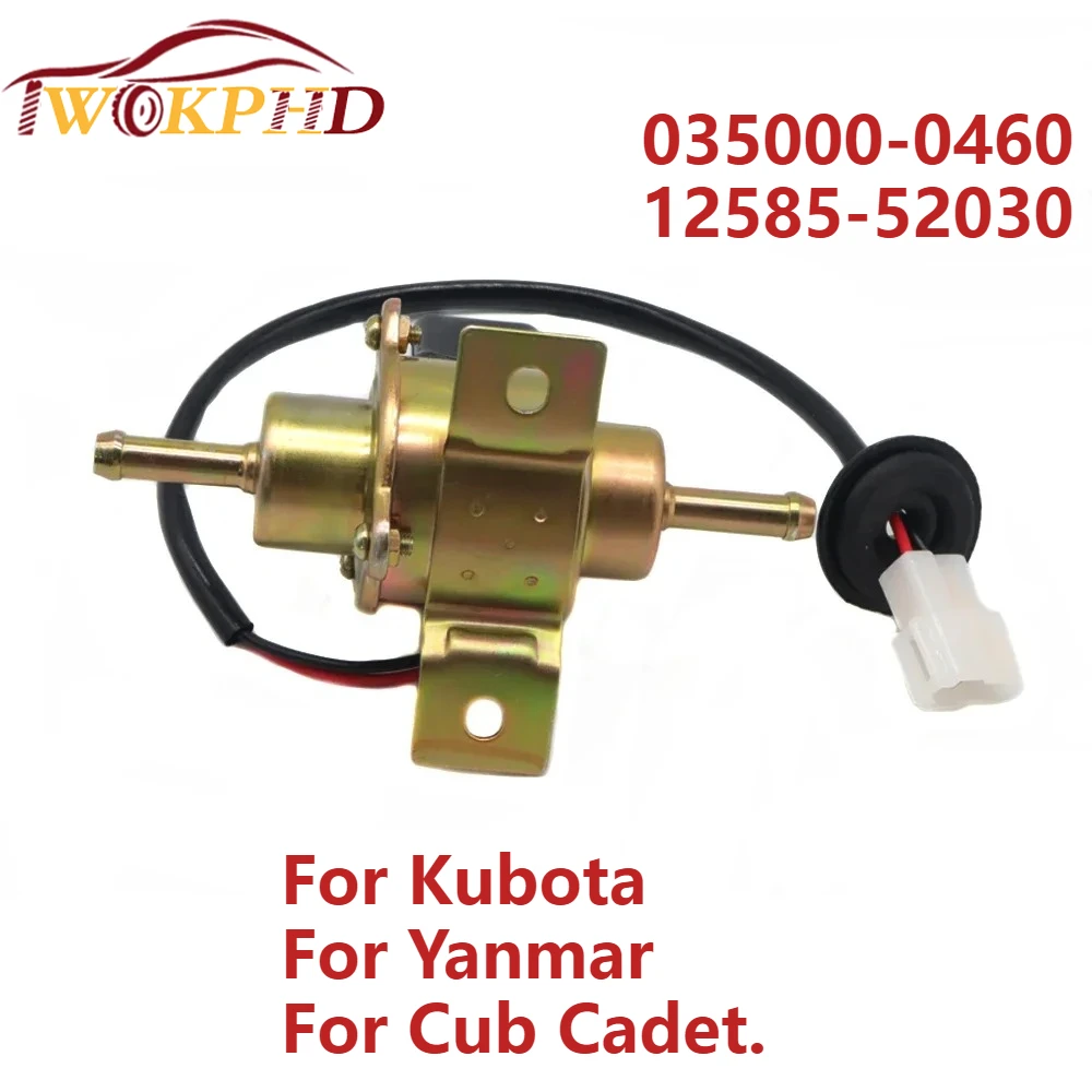 

035000-0460 1x автомобильный универсальный электрический топливный насос 12 В дизельный Petro EP500-0 12585-52030 1258552031 EP500 FP-1010-G