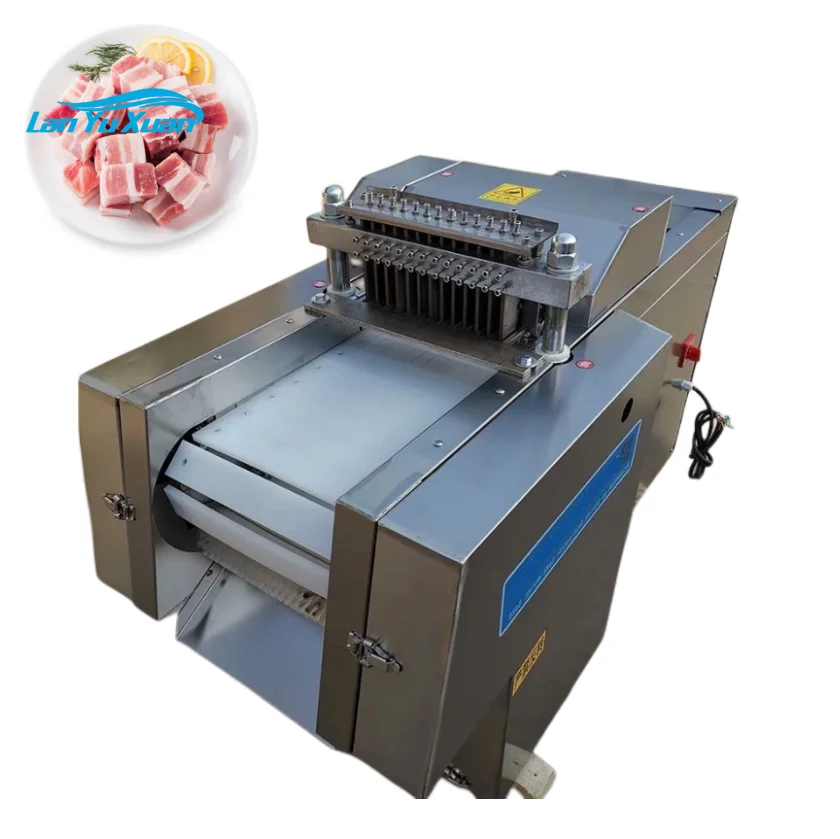 Electric Chicken Duck Pork Ribs Meat Dicer Meat and Bone Cutting Machine