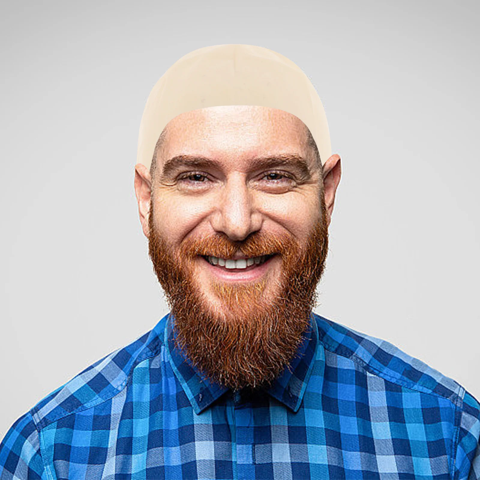 

Bald Head Cap Satin Caps Crochet Funny Headwear Halloween Wigs Cosplay Event Props One Size Fits Most Lightweight