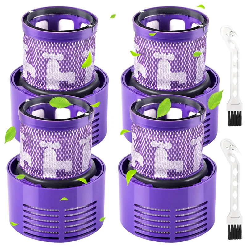 YCOC-مرشحات Hepa البديلة القابلة للغسل، مجموعة فلاتر المكنسة الكهربائية لـ Dyson V10، SV12، DY 969082-01