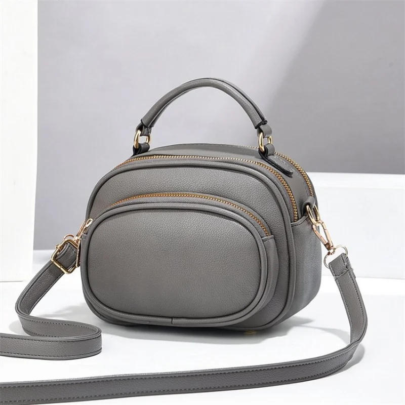 

Высококачественная роскошная брендовая кожаная женская сумка, элегантная сумка через плечо с изысканной строчкой, модный дизайн, винтажная повседневная пригородная сумка ​