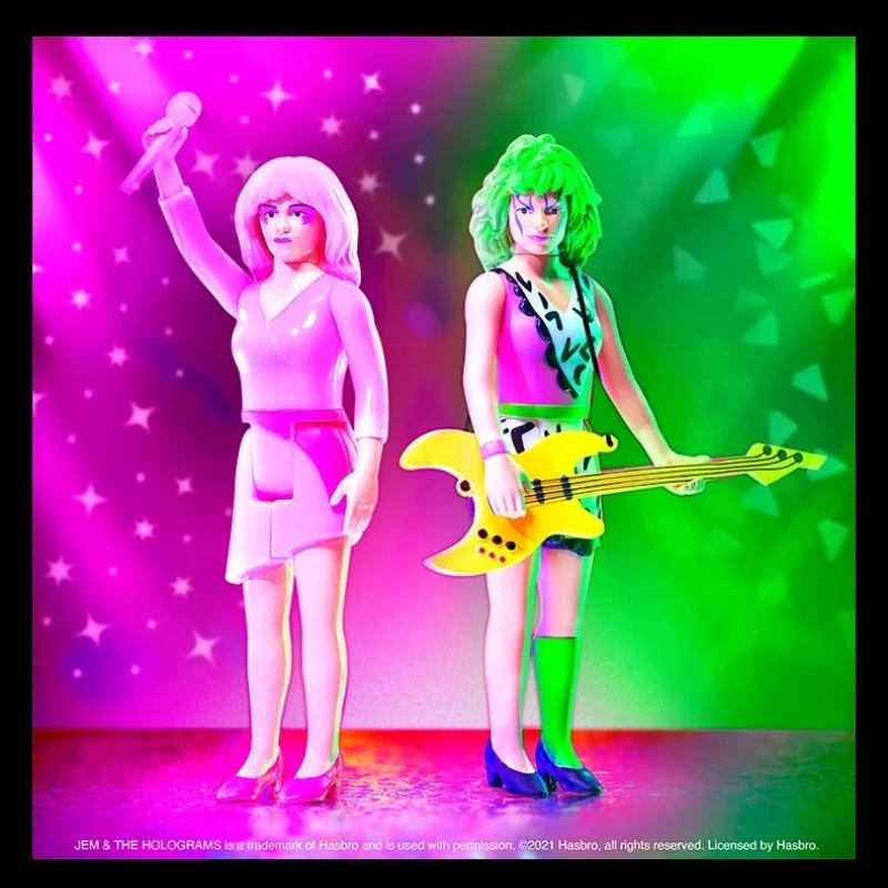 

Jem and Hologram Articulated Articulated Figurine Model Classic Retro Costume As A Gift for Others