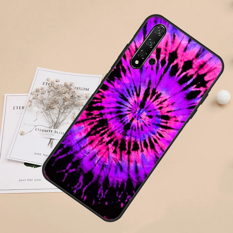 Rainbow Spiral Tie Dye For Huawei Nova 3i 7i 8i 11i Y91 Y90 Y61 Y60 Y70 Nova 10 9 SE 11 P20 P40 Lite P30 Pro Case