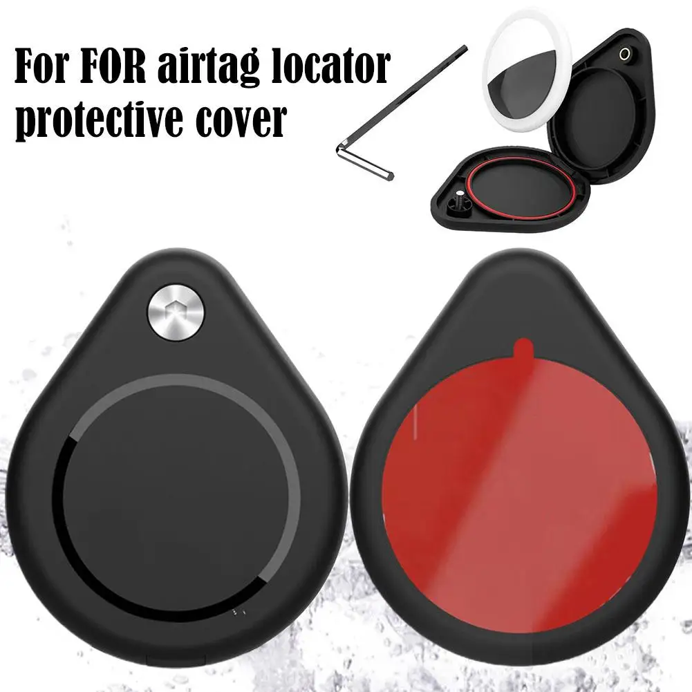 Liquid Silicone Protective for airtag Bluetooth Tracker Protective Cover For Air Tags Locator Cover Protective C N9d2