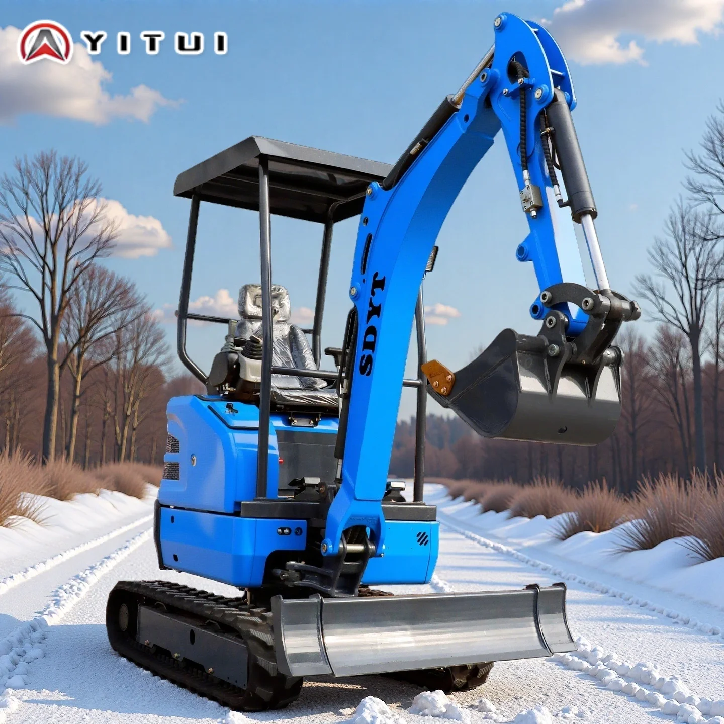 حفارة زاحفة مخصصة عالية الأداء محرك كوبوتا يورو 5/CE/EPA معتمدة 2.0 طن للبناء الأوروبي