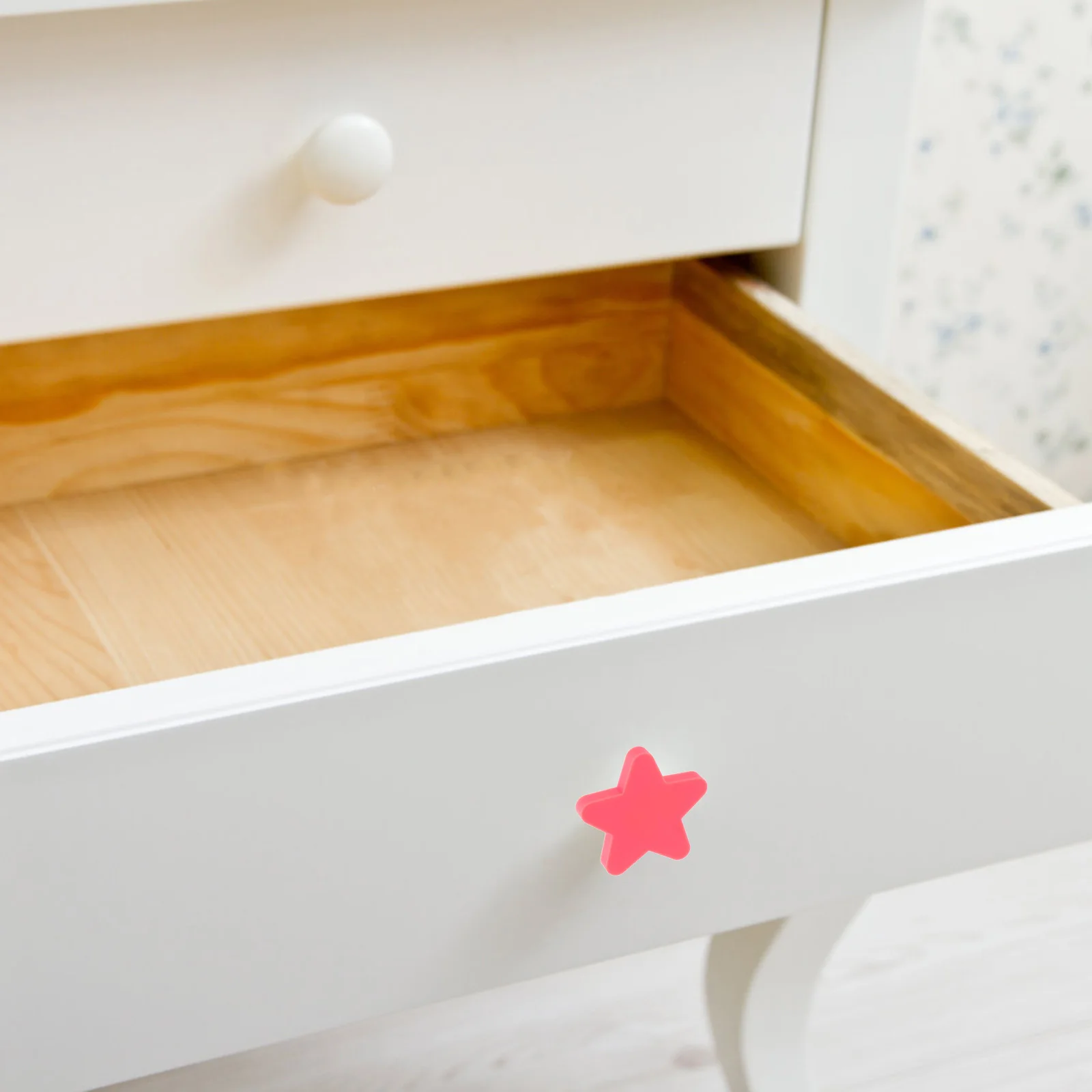 

6 Pcs Drawer Wardrobe Handles Cartoon Star Design Easy Install Closet Cabinet Pulls Nursery for Girls