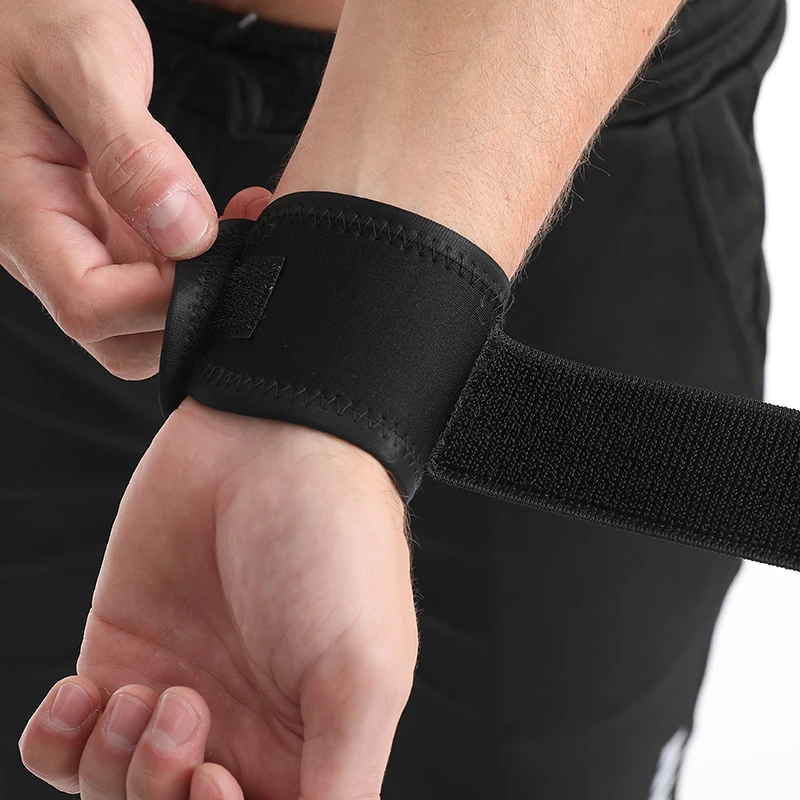 Kompressionsbandage für Sportarten: Dünner, atmungsaktiver, verstellbarer Handgelenkstützgurt – Robuster, flexibler Handgelenkschutz für das Fitness-Training – Detail 13