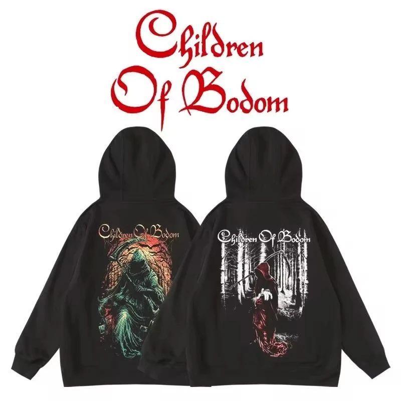 

Agitation Ladies Autumn Winter Pullover Hooded Sweater Women's Rock Music Sons of Hakata Band