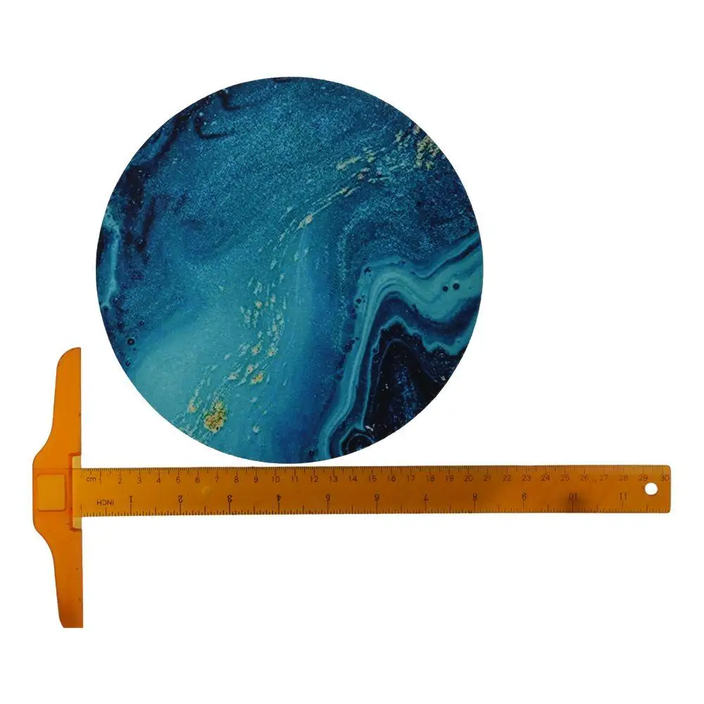 Multipurpose 7.9 X 7.9 Inches Mouse Pad Round Marble Pattern Mouse Pad Colored Non Slip Mouse Pad