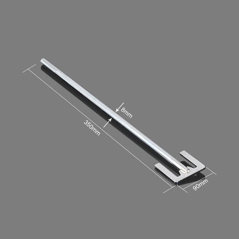 1pc Lab Stainless Steel Frame Paddle with Leaf-width 40mm or 120mm Stirring Blade SUS304 Dispersion Anchor Paddle (unit: mm)