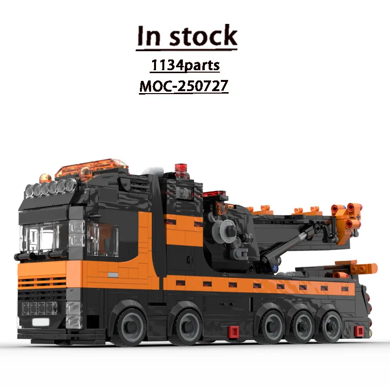 

MOC-250727 City New Cargo Crane Rotating Truck Building Block Model 1134 Parts MOC Creative Boys Children's Birthday Toy Gift