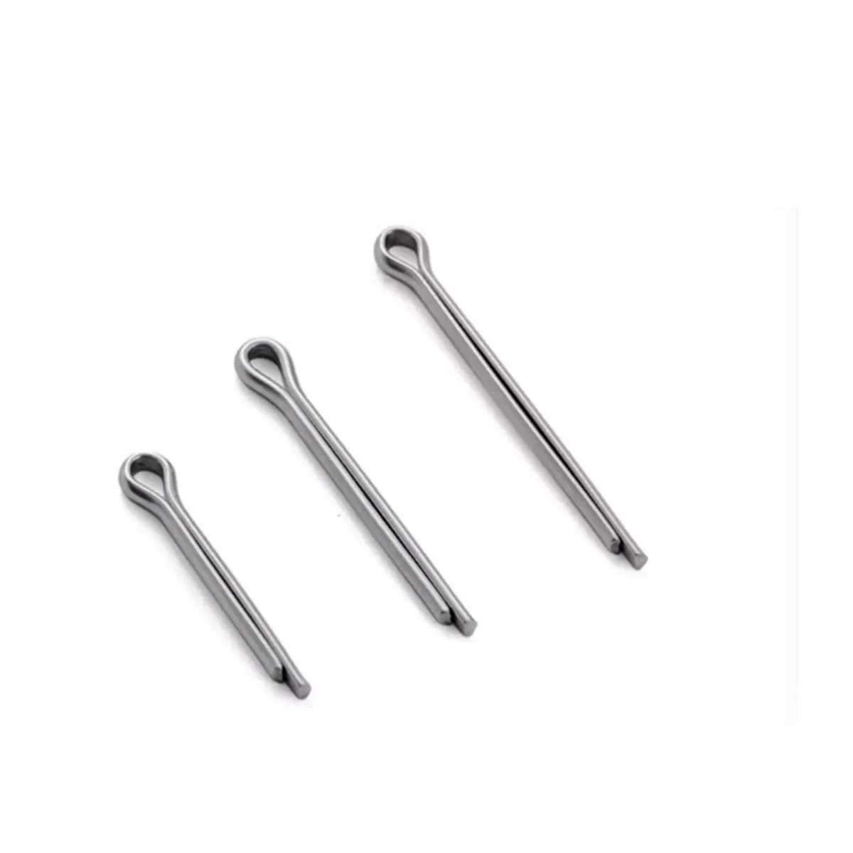 Aço inoxidável em forma de U Pin, Split Pin, grampo de cabelo, GB91, M1.5M2.5M3M4M5M6M8M, 304 Aço Inoxidável