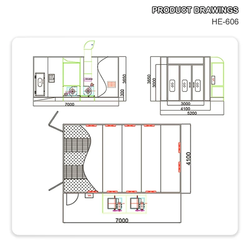 Selected Car Paint Baking Room Car Paint Baking Room with Full Voltage Adaptation for Perfect Body Color 380v/110v/240v/410v