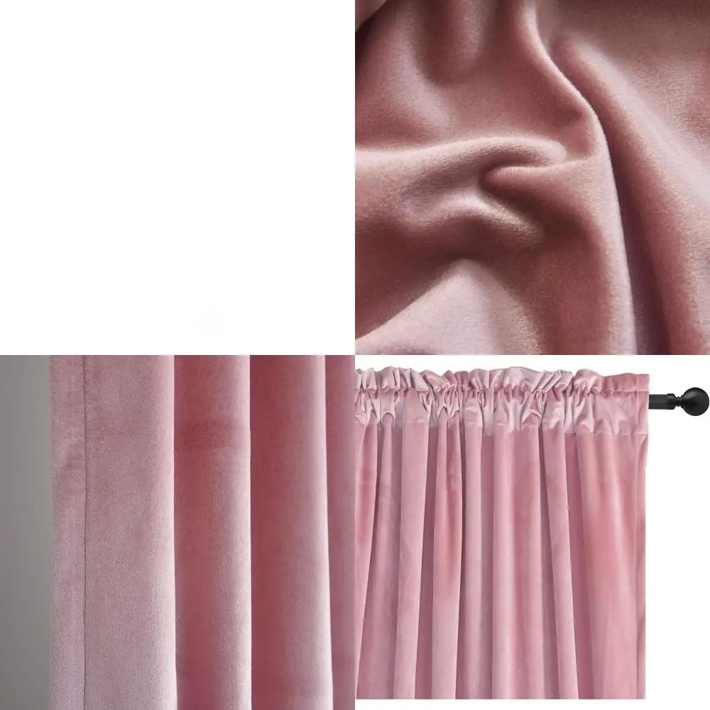 

Термоизолирующие шторы класса люкс с карманами для карниза, 84 дюйма, 52x84, комплект из 2 панелей для спален/гостиных