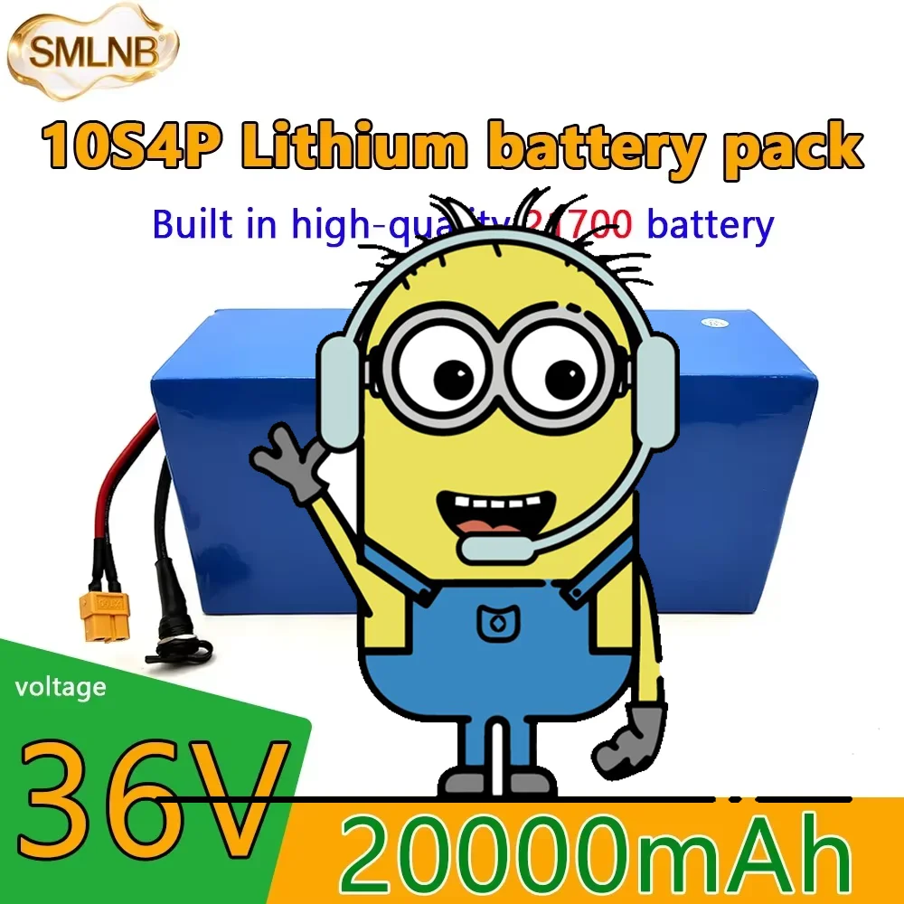 

10S4P 36V 20000mAh Electric Scooter Lithium Battery 21700 battery pack 36V 20Ah Electric Scooter Electric Scooter Battery 36v