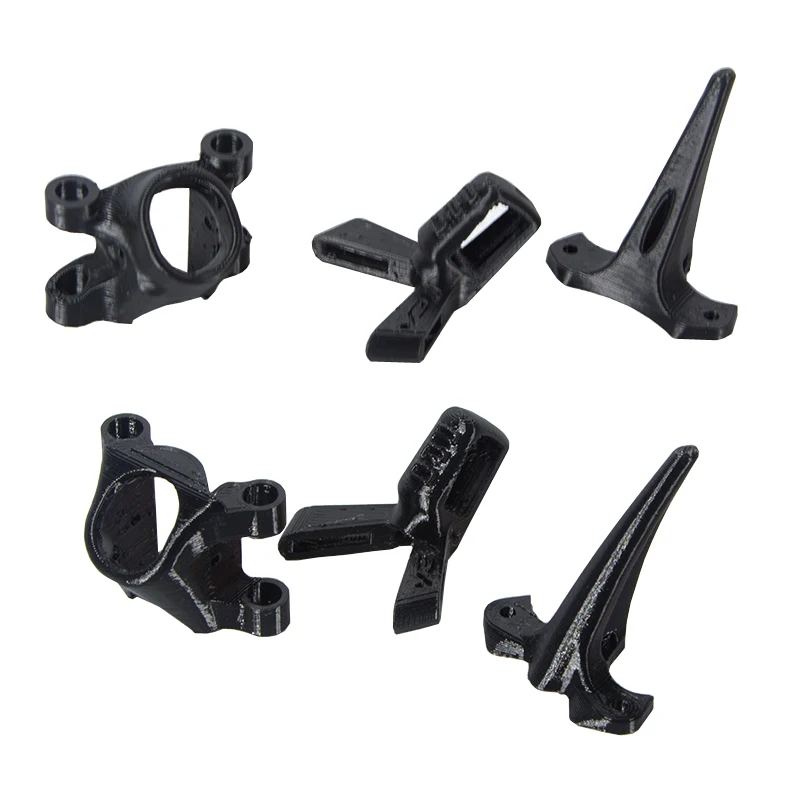 FPV Model Airplane 3D Printing Parts Black Antenna Fixing Seat 40-55 Degree Camera Bracket for 5inch Race Frame BCROW PRO V2 V3